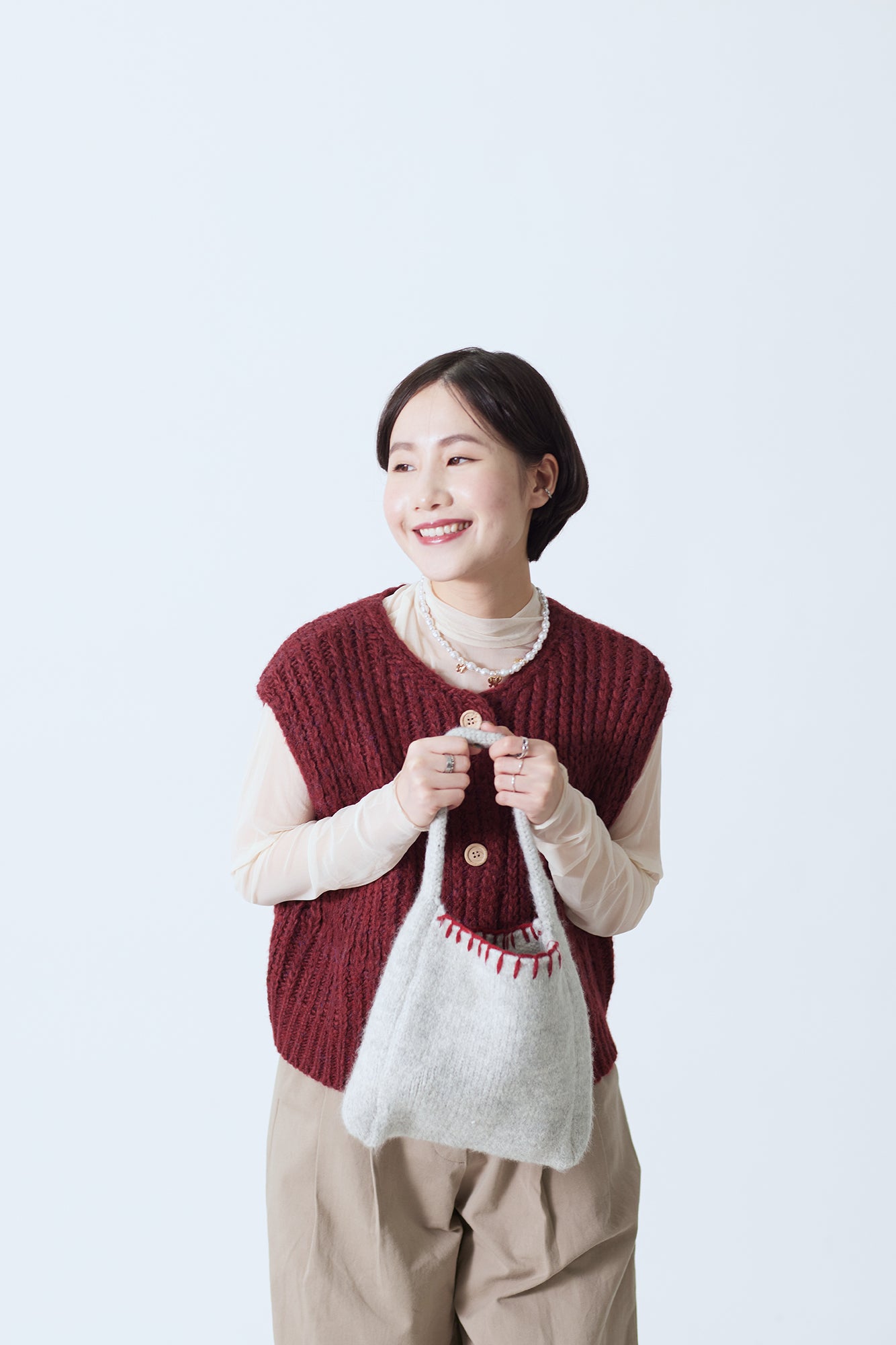 24FW-2901 | Knitted Hand Bag