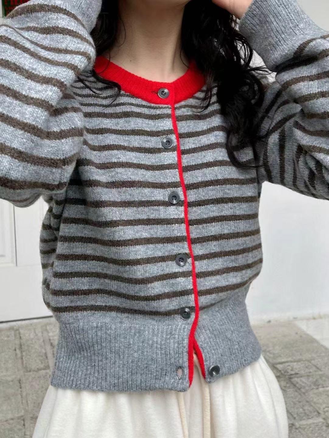 24FW-2503 | Striped Cardigan