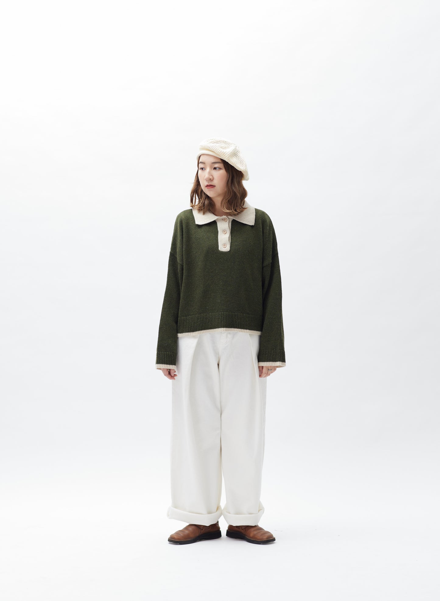 Fluff Lining Wide Pants | 22FW-2209