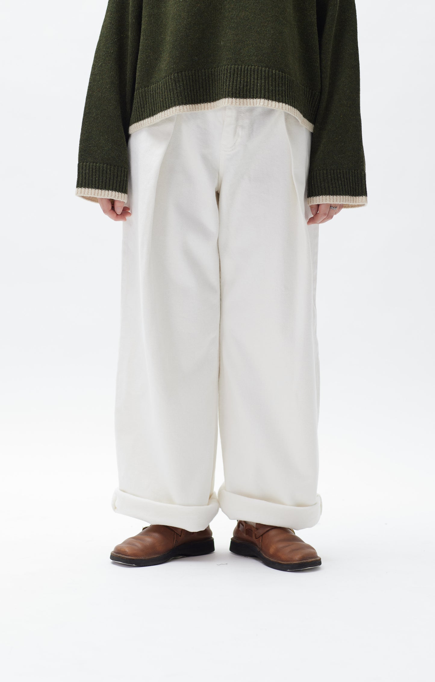 Fluff Lining Wide Pants | 22FW-2209