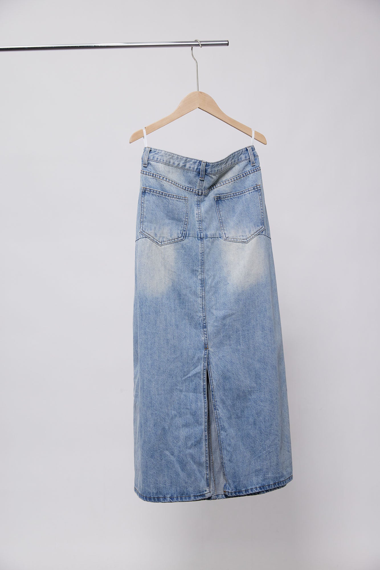 24SS-2213 | Washed Denim Skirt