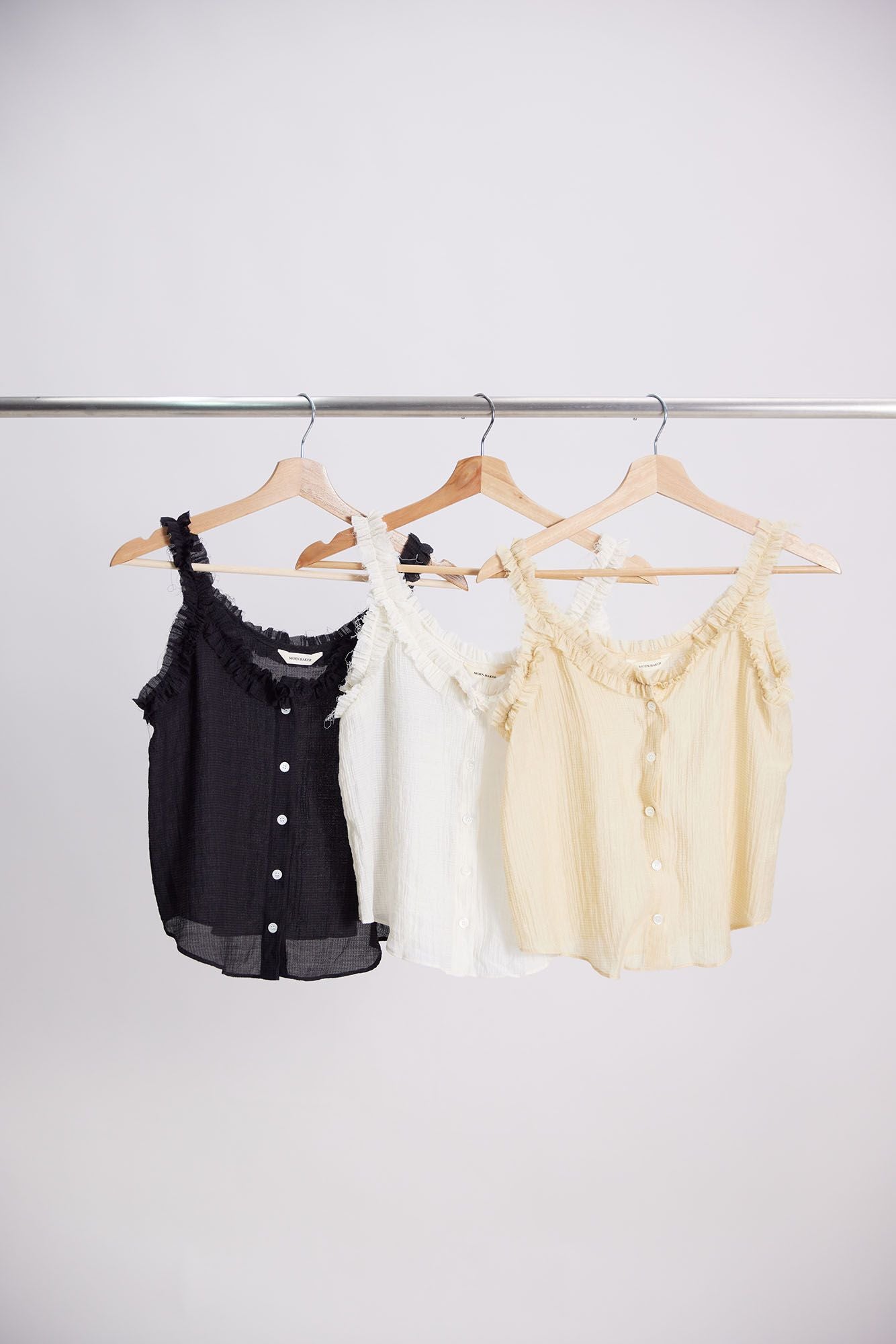 24SS-2430 | Ruffle Neck Tank Top