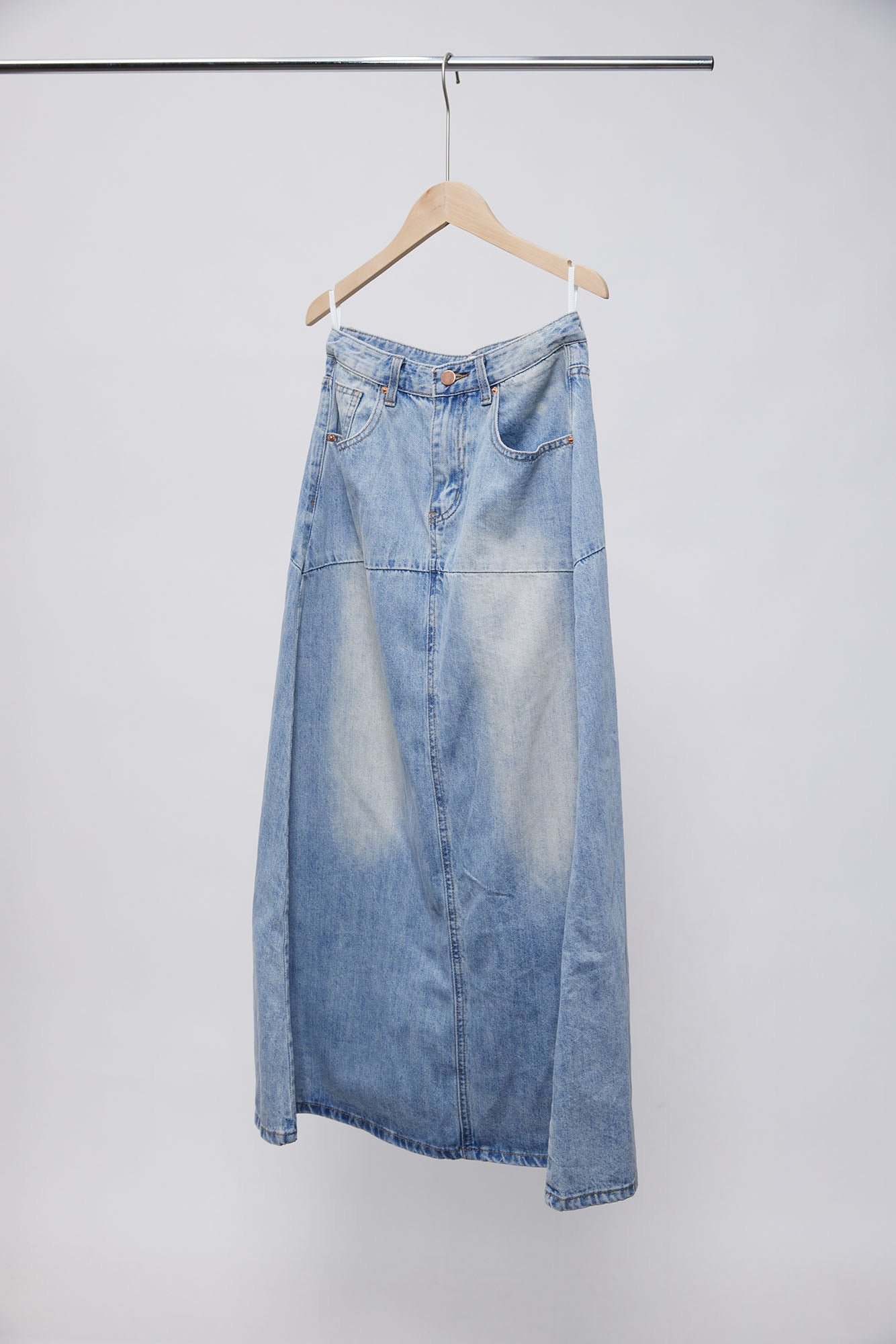 24SS-2213 | Washed Denim Skirt