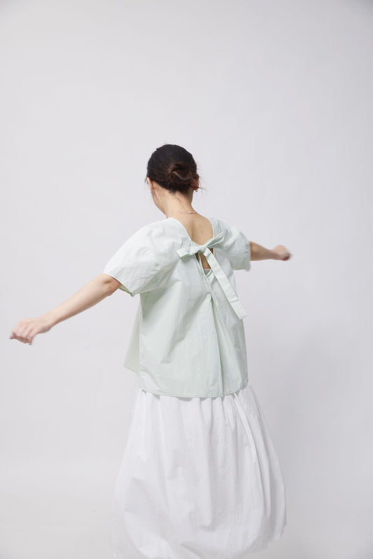 24SS-2426 | Back Bow Blouse