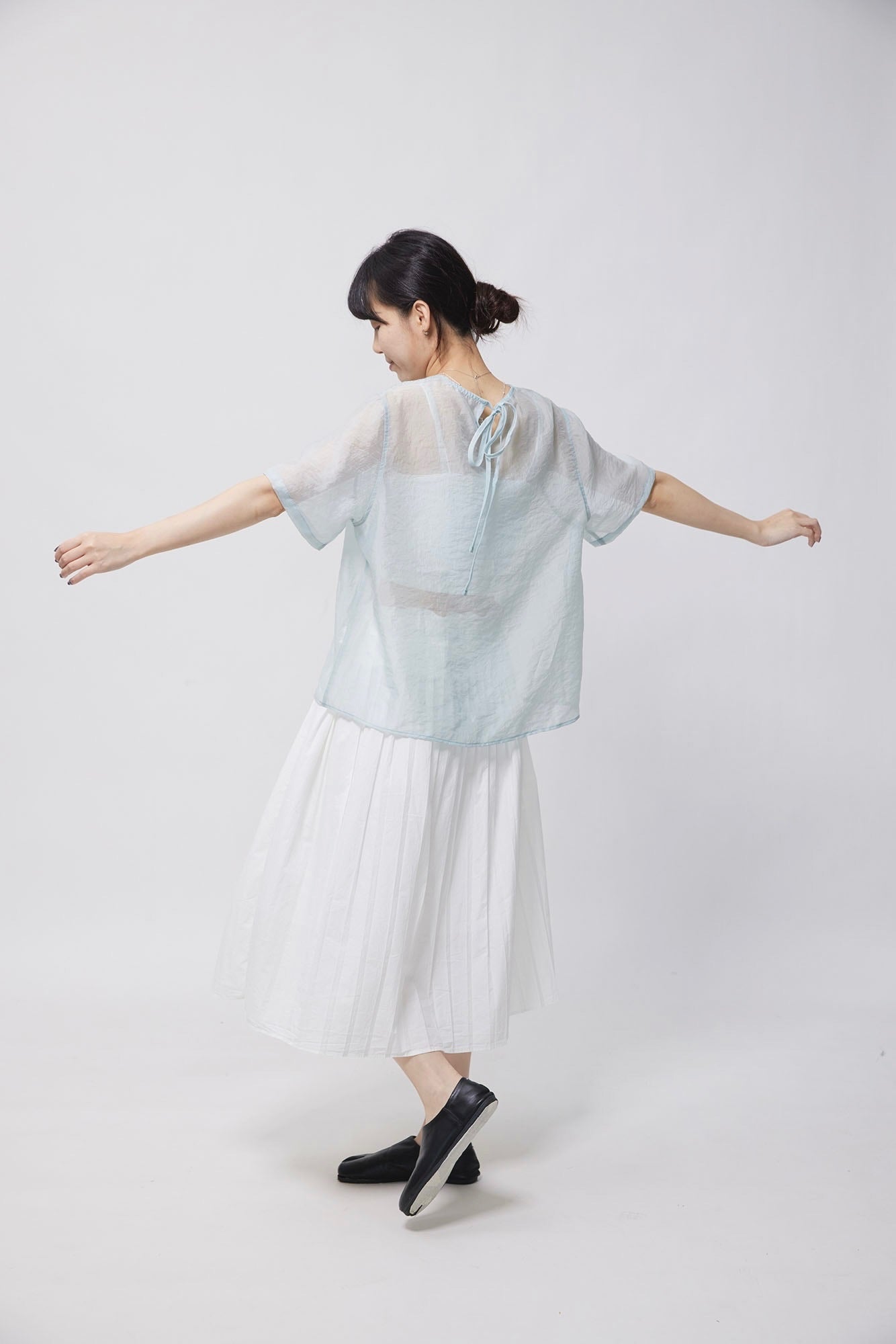 24SS-2303 | See Though S/S Blouse