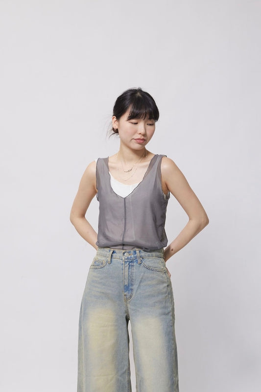 24SS-2436 | V-Neck Layer Vest