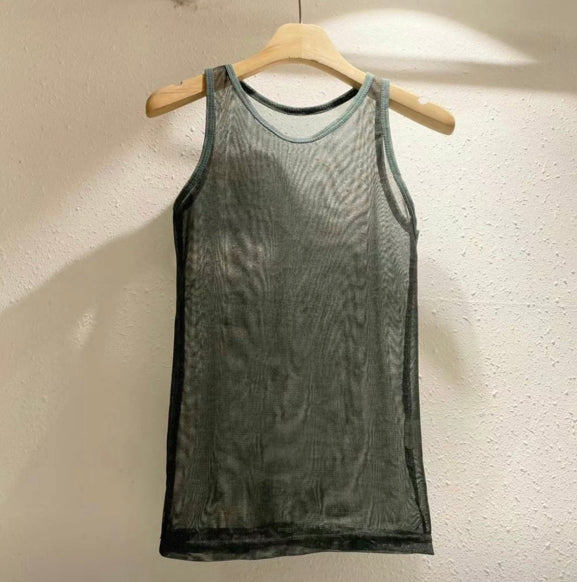 Mesh Sleeveless Top | 23SS-2512