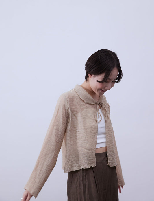 Doll Collar Light L/S Top | 23SS-2106