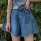 A-Line Denim Shorts | 23SS-2227