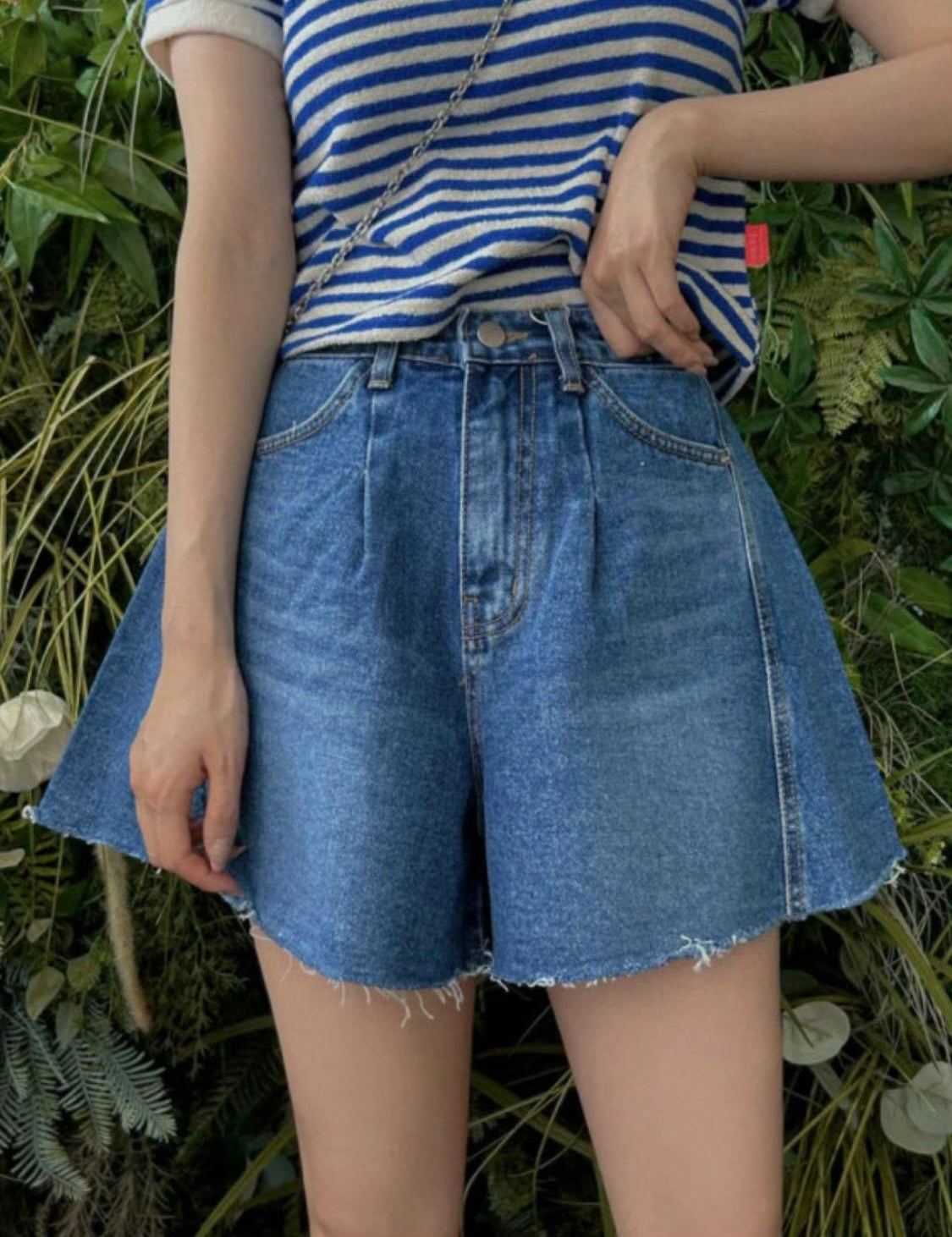 A-Line Denim Shorts | 23SS-2227