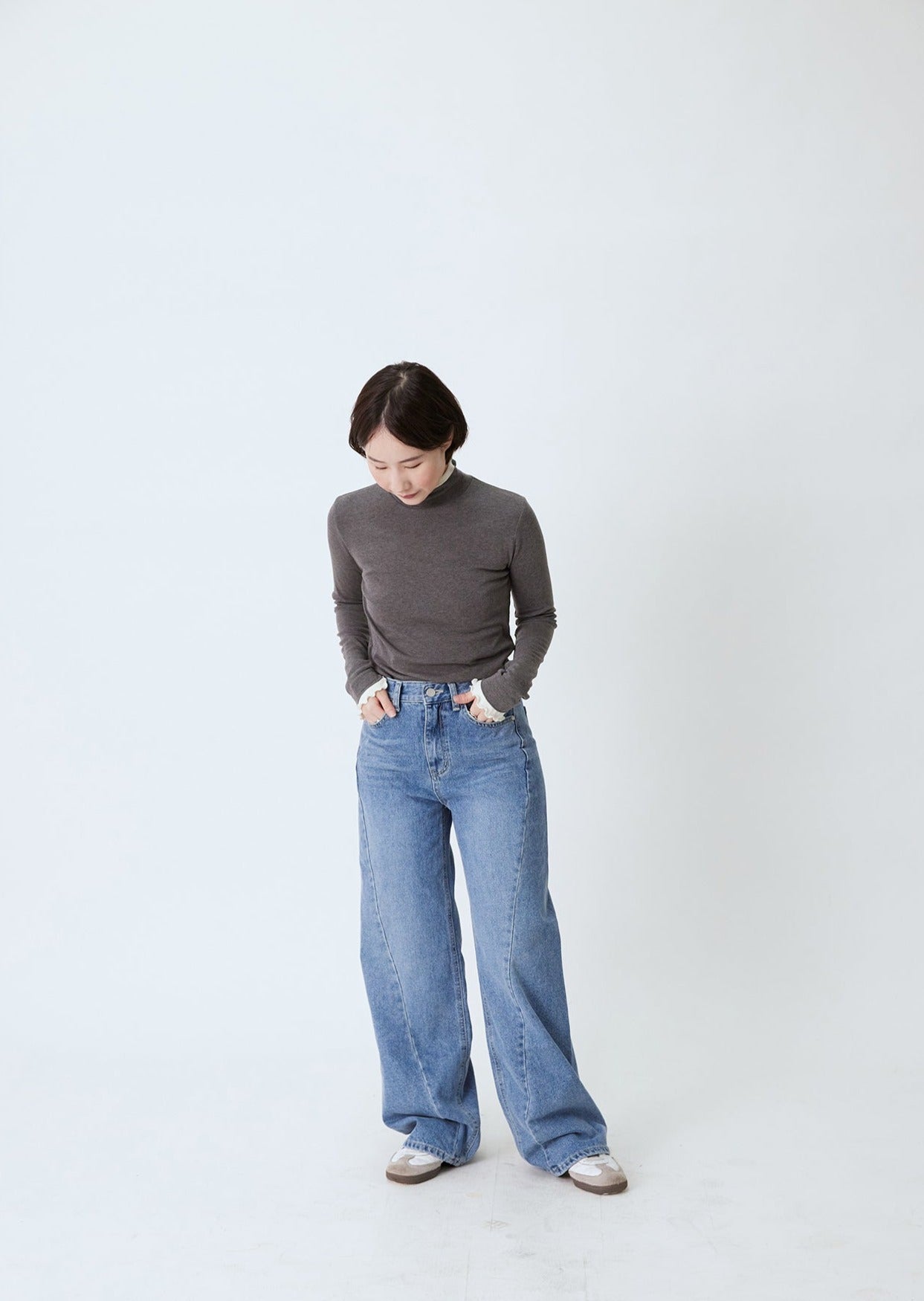 【LOW CLASSIC】AIR STRAIGHT-FIT JEANS☆24SS☆ジーンズ 