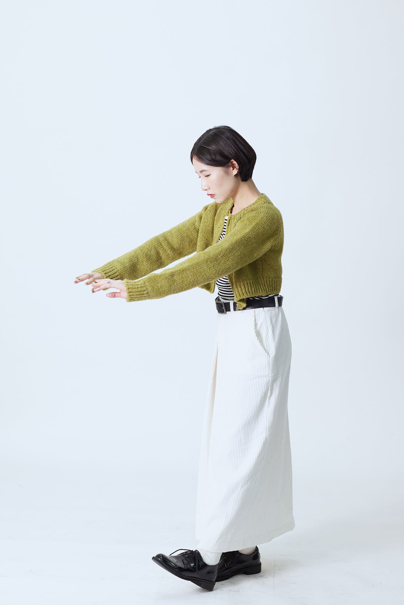 23FW-2201 | Corduroy Pleated Skirt