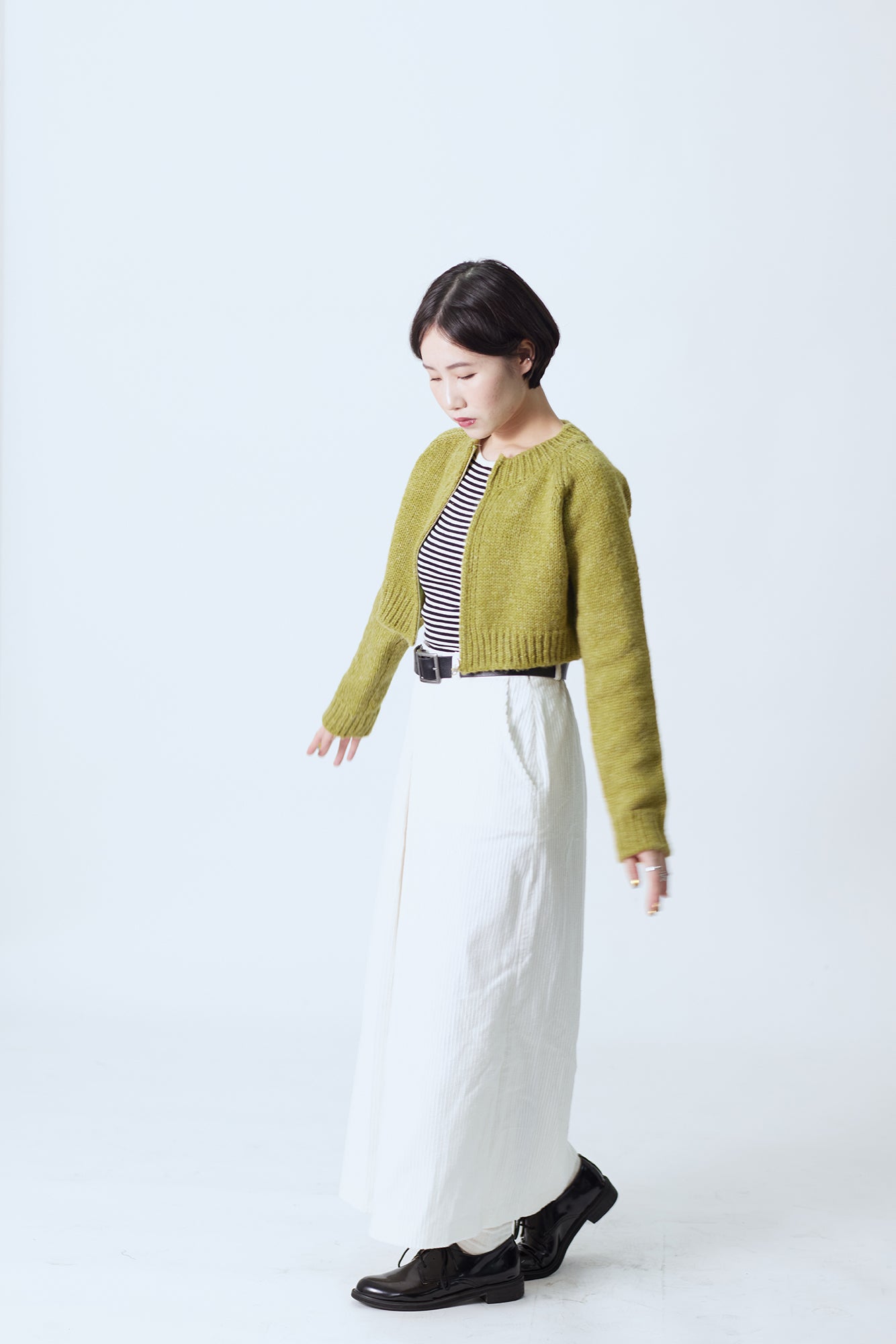 23FW-2201 | Corduroy Pleated Skirt