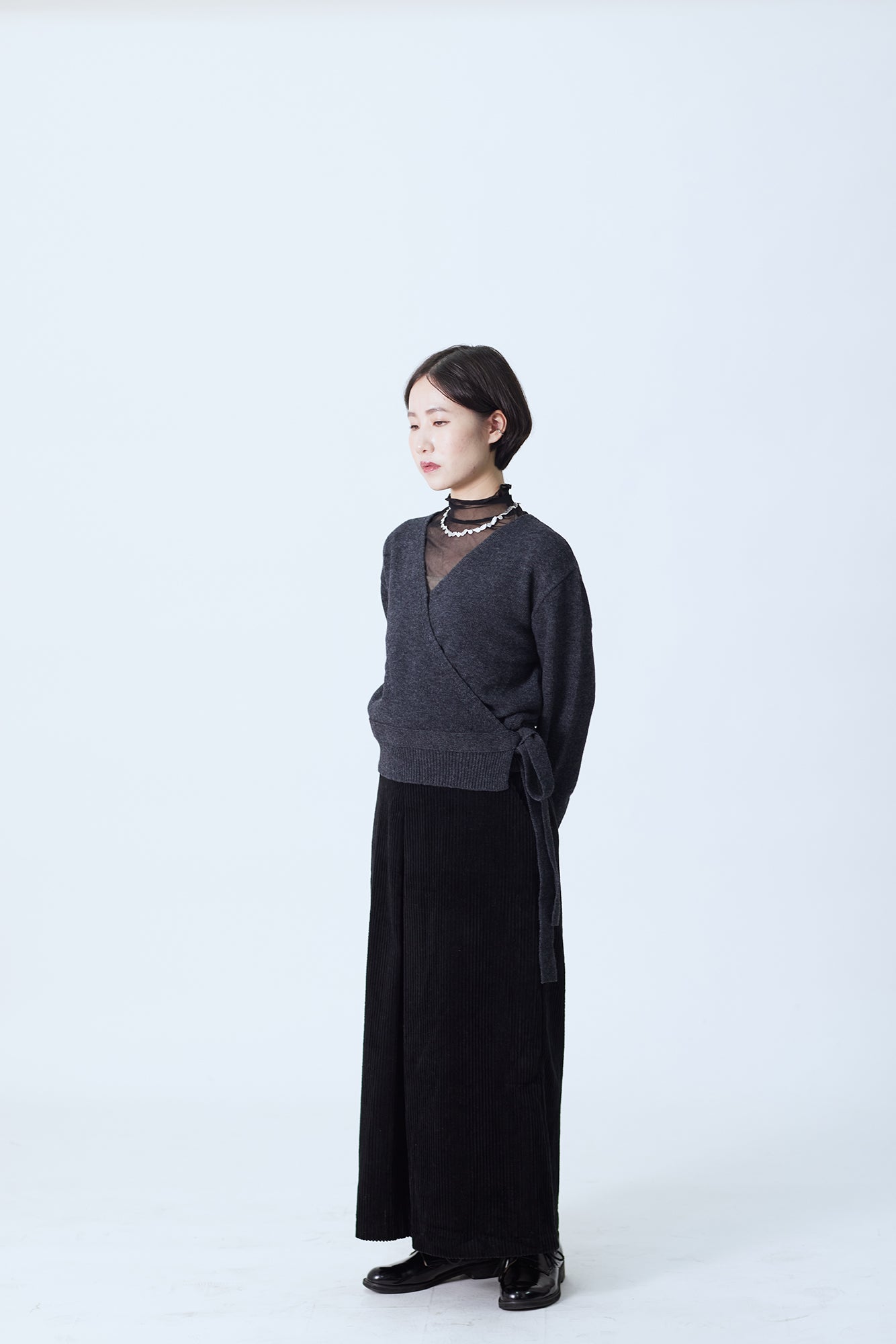 23FW-2201 | Corduroy Pleated Skirt