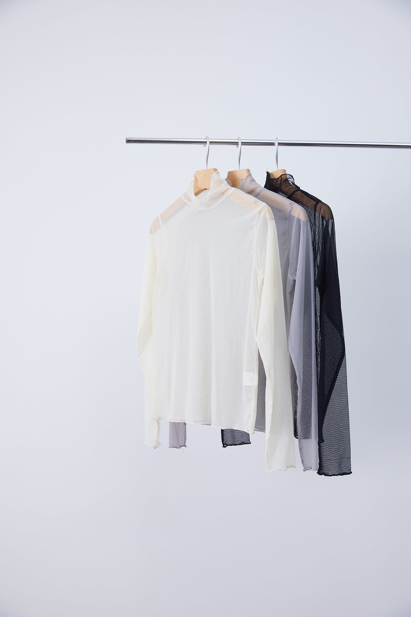 Mesh Half Neck L/S Top | 23SS-2438