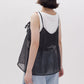 24SS-2424 | See-though Tie Vest