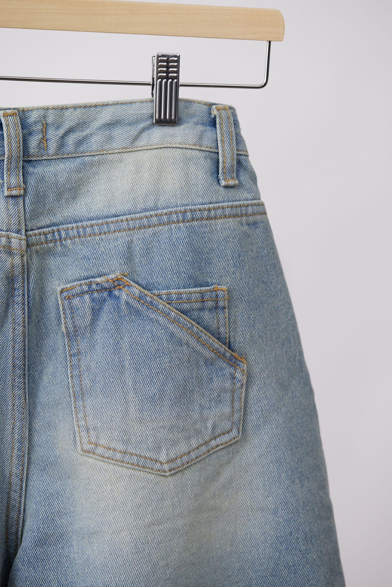 24SS-2212 | Washed Straight Jeans